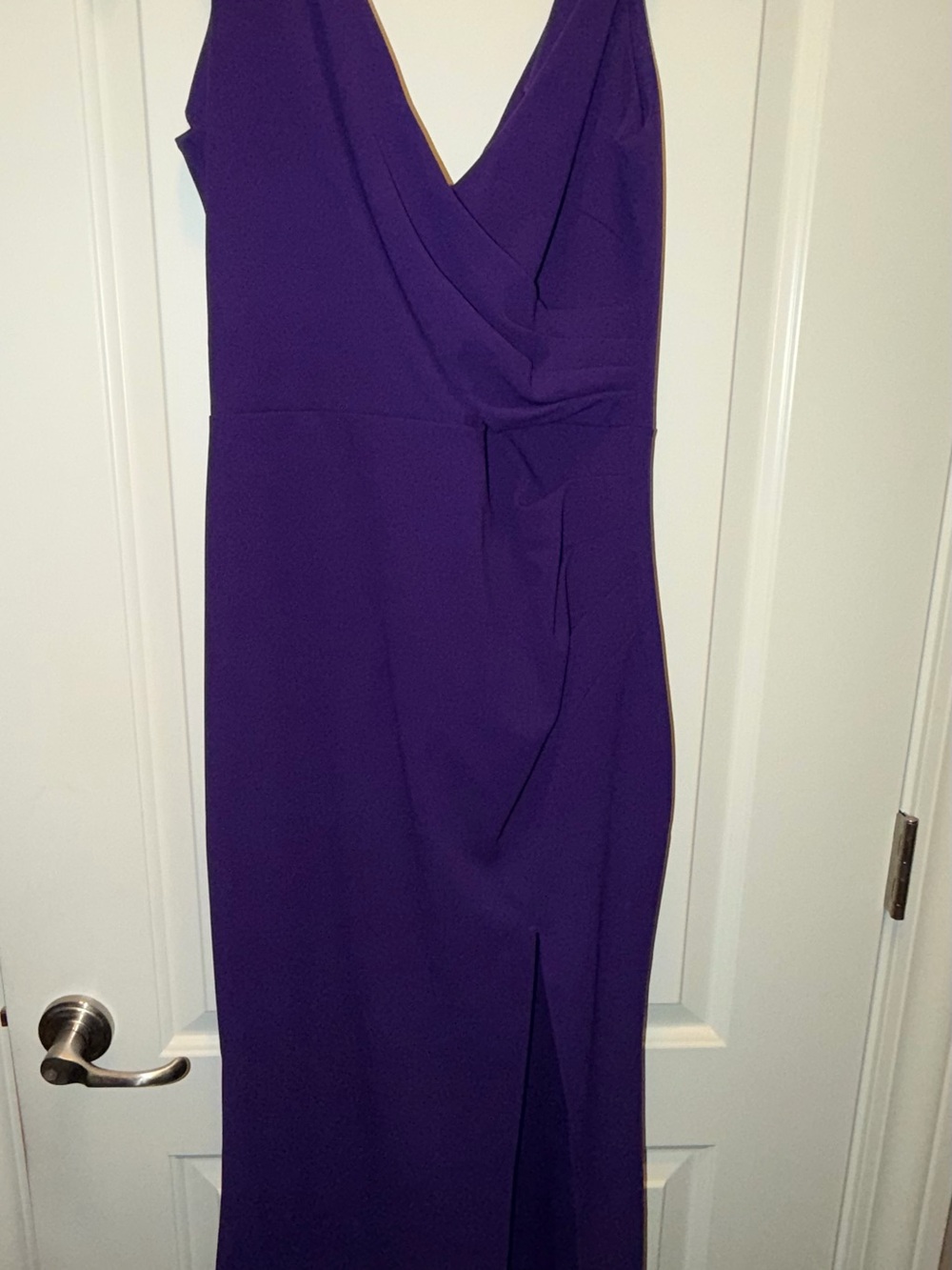 Woosea Purple Evening Dress